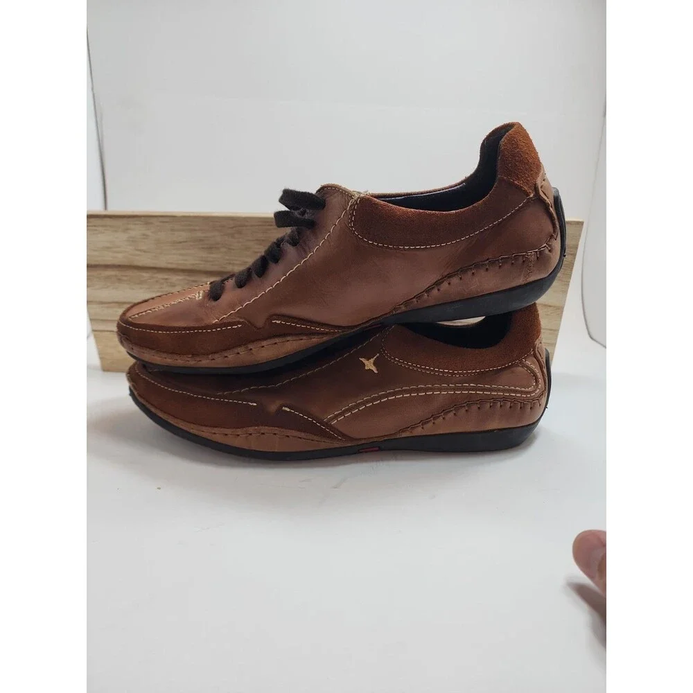 Pikolinos Mens size 43 Hand-Sewn European Walking Shoe Brown Leather. Beautiful